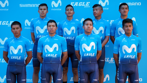 Los integrantes del Movistar Team 2020. 