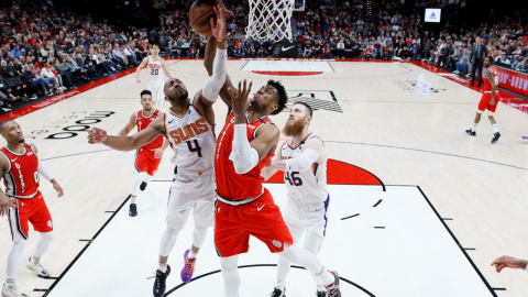 El partido entre los Phoenix Suns y los Portland Trail Blazers, fue el último que se jugó, antes de que la NBA suspenda temporalmente la liga. 