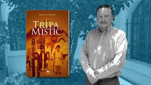 Con su novela "Tripa Mistic", Rafael Lugo de aleja de sus temas recurrentes y regala a sus lectores una graciosa aventura sobre el fin de los tiempos.