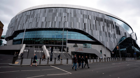 Vista del estadio de Tottenham Hotspur, equipo inglés. 