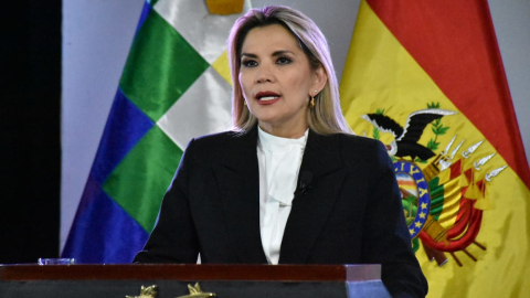  Jeanine Añez Chavez, presidenta de Bolivia, anunció las medidas económicas.