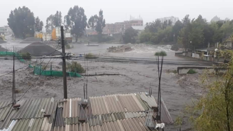 El sur de la ciudad se inundó la tarde del 12 de abril de 2020.