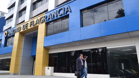 La Unidad de Aseguramiento Transitoria se encuentra en las instalaciones de la Unidad de Flagrancia, en el centro norte de Quito.