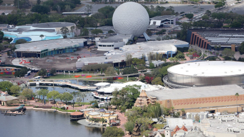 Vista panorámica de las instalaciones de Disney World, en Florida, Estados Unidos.