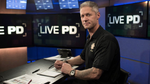 El sargento de la Policía de Tulsa Sean “Sticks” Larkin, uno de los presentadores de Live PD.