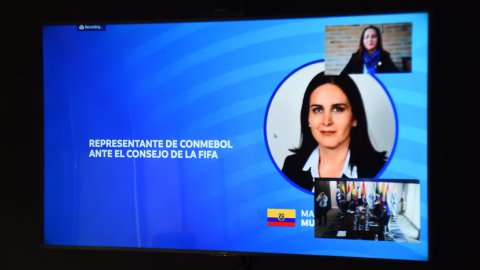 La ecuatoriana María Sol Muñoz fue ratificada como representante de la Conmebol ante el Consejo de la FIFA.