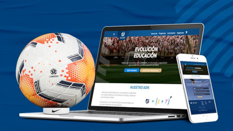 Imagen referencial de la nueva plataforma digital de la Conmebol.