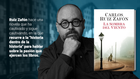 Con "La sombra del viento", la carrera literaria de Carlos Ruiz Zafón explotó a niveles impresionantes.