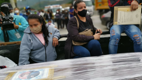 La familia de Félix Merchán recibió su cadáver este 16 de julio de 2020 casi cuatro meses después de su muerte.