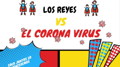 Portada del cómic Los Reyes vs. El coronavirus.