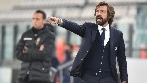 Andrea Pirlo, entrenador de la Juventus, durante un partido ante el Crotone, el pasado 22 de febrero de 2021.