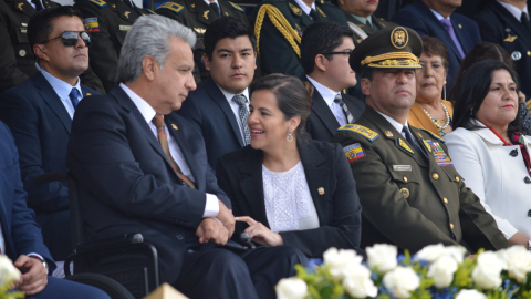 El presidente Lenín Moreno durante el Gabinete Ampliado en Salinas, el 17 de julio de 2020.