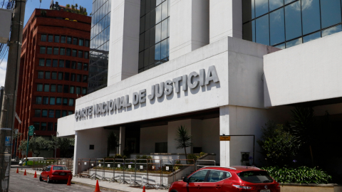 Edificio de la Corte Nacional de Justicia, en Quito, 25 de agosto de 2020.