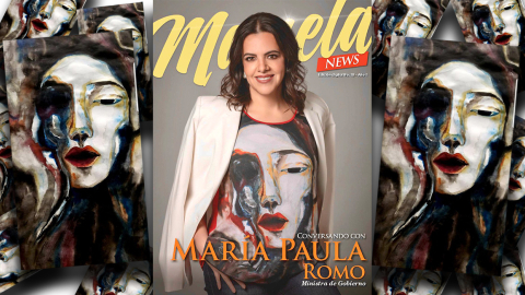 La portada de la edición 18 de la revista Mariela News fue el centro de una polémica que involucra a la ministra de Gobierno, María Paula Romo.