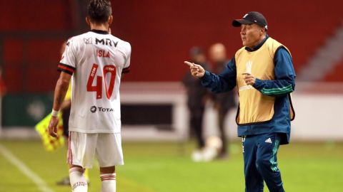 Flamengo perdió por 5 a 0 ante Independiente del Valle, por la Copa Libertadores, el 17 de septiembre de 2020.