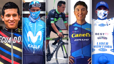 Cinco de los favoritos para llevarse el título de la Vuelta al Ecuador 2020.