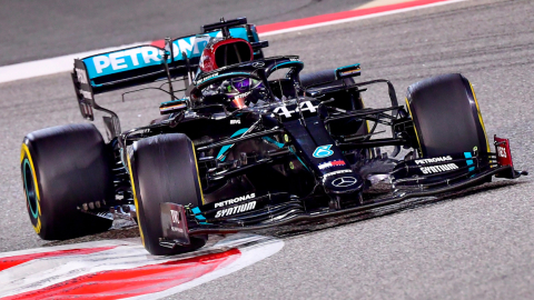 El piloto Lewis Hamilton en el GP Bahrein, el domingo 29 de noviembre de 2020.