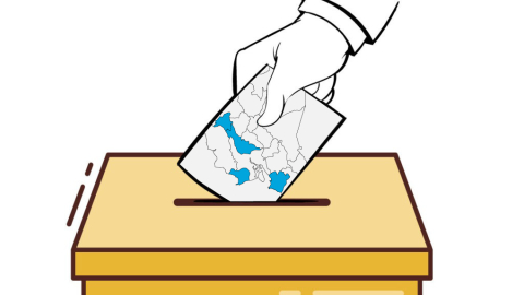 Ilustración sobre las elecciones en Los Ríos, El Oro, Santa Elena y Santo Domingo.