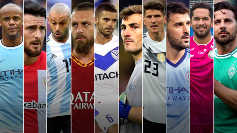 10 futbolistas anunciaron su retiro del fútbol profesional a lo largo del 2020.