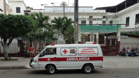 Un paciente sospechoso de portar la nueva cepa de Covid-19 fue asilado en el Hospital Martín Icaza, de Babahoyo, en enero de 2021.