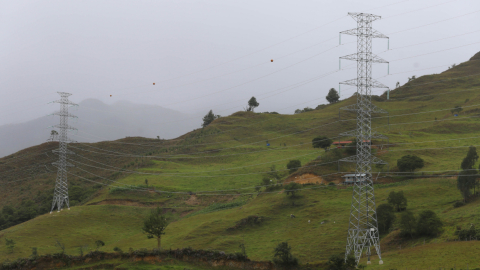 Una vista panorámica de las redes eléctricas en la región Sierra, en julio de 2018.