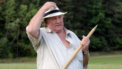 El actor francés Gerard Depardieu, en Bielorrusia, en 2015.