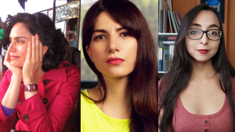 Gabriela Alemán, Marcela Ribadeneira y Andrea Armijos son tres de las escritoras que forman parte del proyecto.