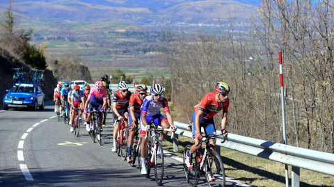 Parte del recorrido de la Volta a Catalunya 2019.