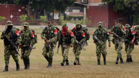 Archivo. Integrantes del Ejército de Liberación Nacional (ELN).