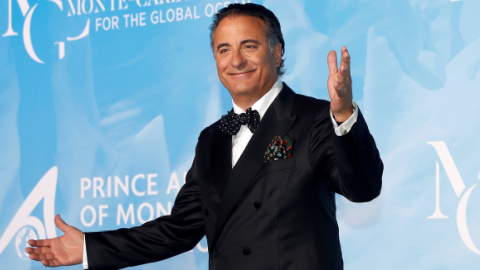 El actor de origen cubano, Andy García en la Gala Global Ocean, en Montecarlo, en septiembre de 2019.
