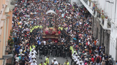 Procesión del Jesús del Gran Poder, el 30 de marzo de 2018.