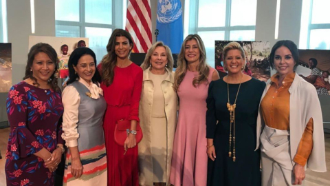 El 26 de septiembre de 2018, las primeras damas de la región se reunieron en Estados Unidos, durante la Asamblea General de la ONU.