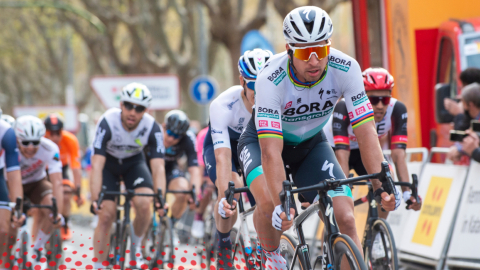 Peter Sagan, durante la Etapa 6 de la Volta a Catalunya, el 27 de marzo de 2021.