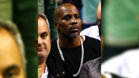 El rapero DMX mientras observa un juego de la NBA entre Los Ángeles Lakers y Boston Celtics, en el TD Garden, en Boston, Estados Unidos, en noviembre de 2017.