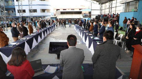 Reunión del Concejo Metropolitano de Quito, el 16 de marzo de 2021.