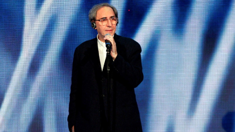 Franco Battiato en una presentación en diciembre de 2009.