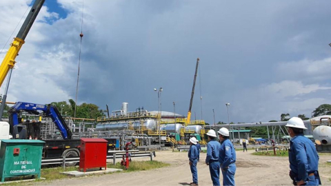 Petroecuador declaró la fuerza mayor para la producción de crudo del campo Edén Yuturi, parte del bloque 12, debido a protestas.