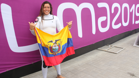 Dominic Barona logró la medalla de plata en los Juegos Panamericanos de Lima 2019.