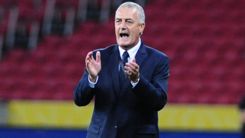 Gustavo Alfaro durante el partido de Ecuador ante Brasil, el viernes 4 de junio de 2021 en Porto Alegre. 