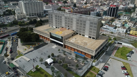 El edificio del Palacio Legislativo (2018).