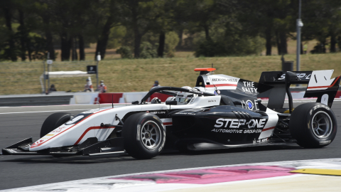 Juan Manuel Correa, durante la primera carrera en el Gran Premio de Francia de Fórmula 3, el sábado 19 de mayo de 2021. 