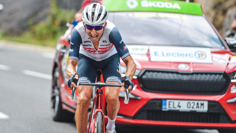 Bauke Mollema, durante la Etapa 14 del Tour de Francia, el sábado 10 de julio de 2021.