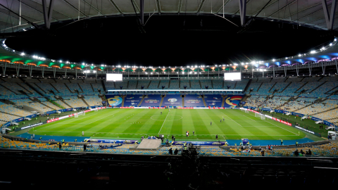 Estadio Maracaná antes de la final de la Copa América el sábado 10 de julio de 2021. 