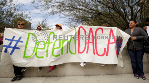 Foto archivo: Protesta frente al Congreso de Estados Unidos, 5 de marzo de 2018