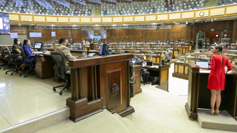 La ministra de Agricultura, Tanlly Vera, compareció ante la Asamblea este 7 de septiembre de 2021.