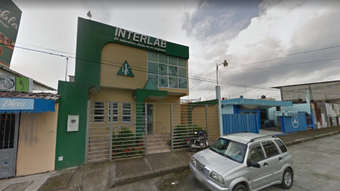 Sucursal de Interlab en Quevedo, provincia de Los Ríos. 