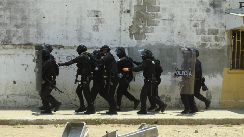 Policía Nacional y Fuerzas Armadas hicieron una requisa en la Penitenciaría del Litoral. Guayaquil, 30 de septiembre de 2021.