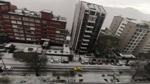 Vista de la avenida González Suárez, el 1 de octubre de 2021.