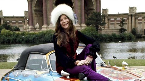 Janis Joplin, ícono del movimiento hippie.