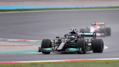 Valtteri Bottas, durante el Gran Premio de Turquía, en Estambul, el 10 de octubre de 2021. 